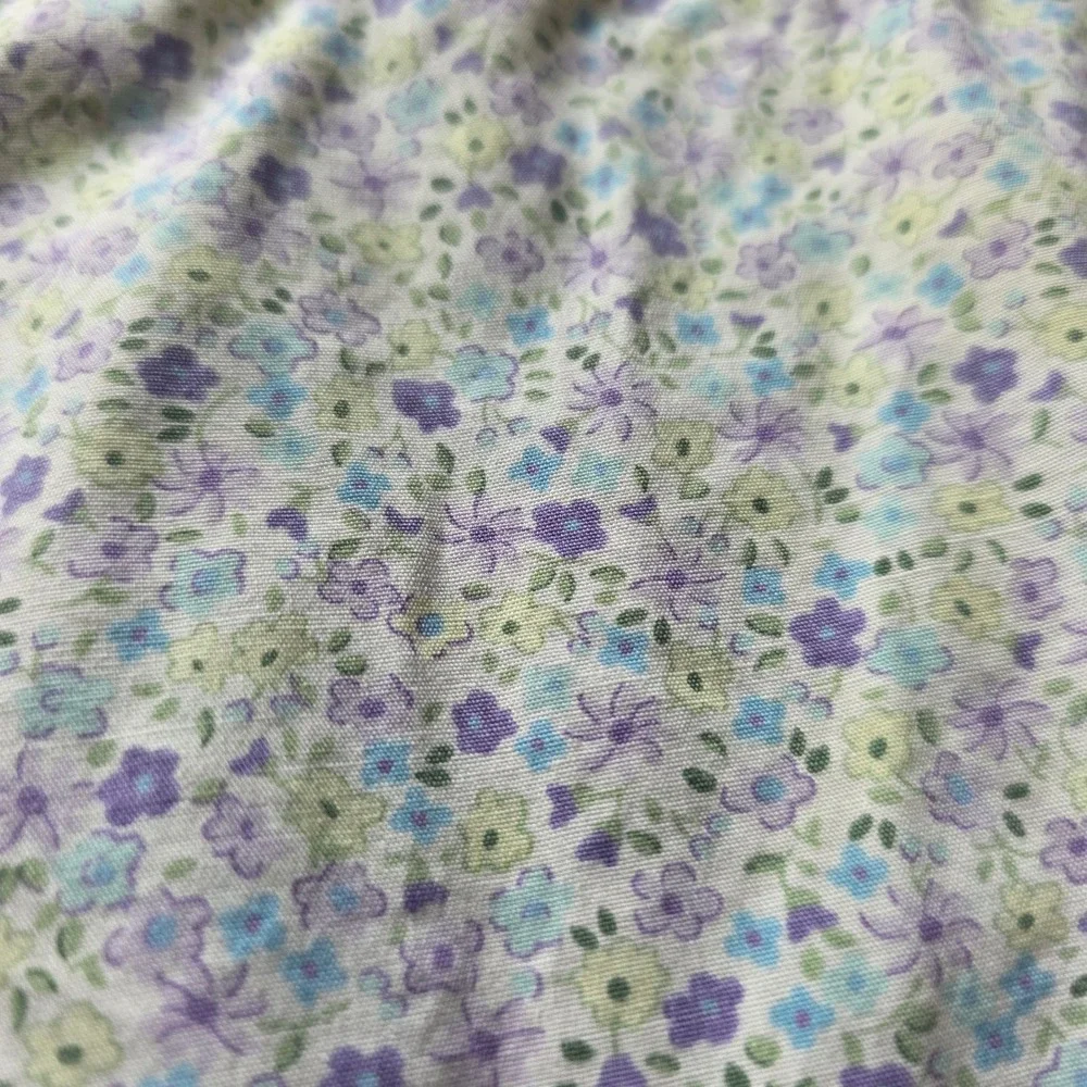 Girls Floral 24 Months Dress Purple Blue Ruffle Hem 24 Months OshKosh Bgosh